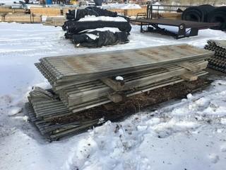 Corrugated Metal Sheets Various Sizes.