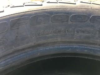 Lot of (4) BF Goodrich P265/60R18 Rugged Terrain Tires Used.