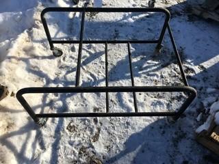 Metal Rolling Cart 23"x31"x17".