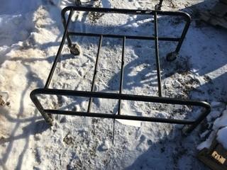 Metal Rolling Cart 23"x31"x17".