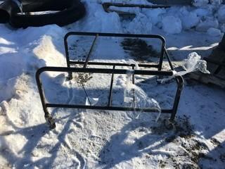 Metal Rolling Cart 23"x31"x17".
