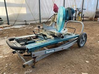 Makita 12" Compound Mitre Saw c/w Stand.