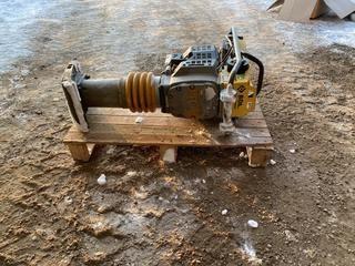 Bomag Gas Powered Tamper Showing 225 Hours.