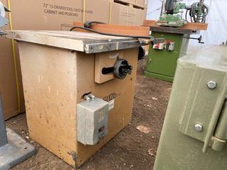 SCM Sliding Table Saw Model SI12B.