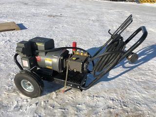 230 Volt Pressure Washer, W956, Interpump, Baldor 5 HP Motor.