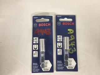 Lot of (2) Bosch 2 1/4" Magnetic Bit Holders.