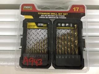 Mibro Industrial 17pc Titanium Drill Bit Set.