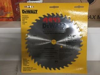 DeWalt 7 1/4" Industrial Steel Saw Blade.