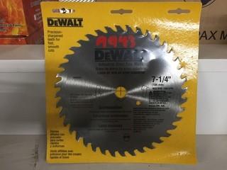 DeWalt 7 1/4" Industrial Steel Saw Blade.