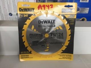 DeWalt 7 1/4" 24T Framing Saw Blade.