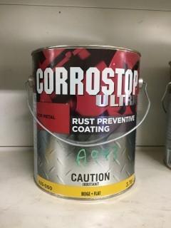 CorroStop Ultra Beige Flat Rust Preventative Coating.