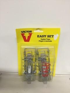 Lot of (2) 2pks Victor Gopher Traps.