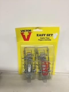Lot of (2) 2pks Victor Gopher Traps.