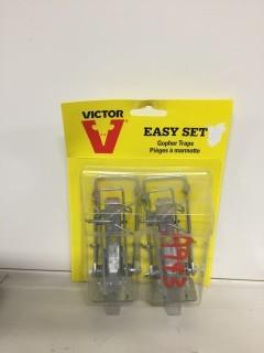 Lot of (3) 2pks Victor Gopher Traps.