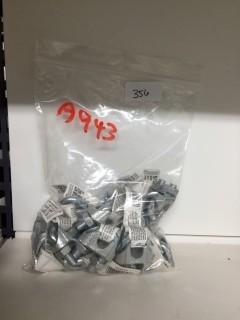 Qty of 5/16" King Chain Wire Rope Clips.