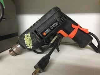 Black & Decker 1 3/8" VSR Drill.