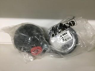 Lot of (2) 5" Spot Lights in Rubber Housing.