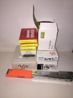 Qty of Assorted Staples & Arrow Hammer Tacker.