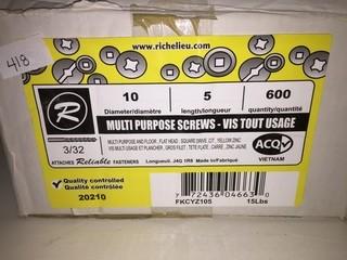 Qty of Assorted Multi Purpose Screws.