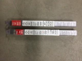 Lot of (2) Lincoln 1/8"x14" Welding Electrodes. 