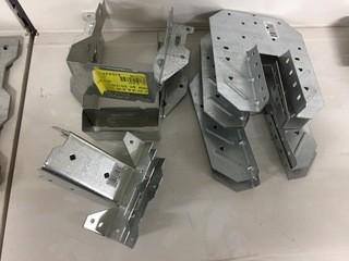 Qty of Joist Hangers, Hurricane Ties & Ridge Rafter Connectors.