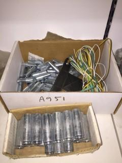 Qty of Drop In Concrete Anchors & Wiring.