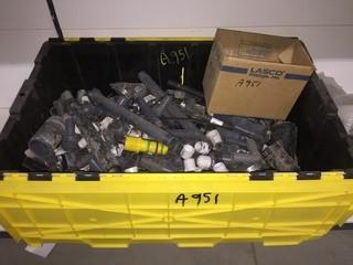 Qty of PVC Plumbing Fittings.