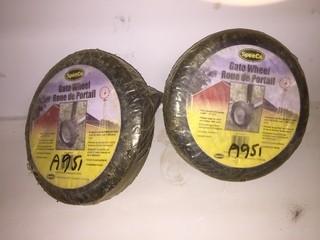Lot of (2) SpeeCo Gate Wheels.