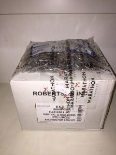 Qty of 8x2" Flat Head 4 Lug Screws, Marathon Part #R20-1673.