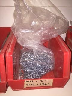Qty of 2" & 1 5/8" Machine Screws.