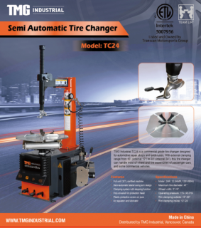 Unused Heavy Duty Tire Changer c/w 100v 60 hz.