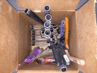Qty of Paint Rollers, Brushes & Stain Applicator Pads.