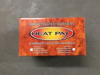 (40) Pairs of Mini Hand Warmers.