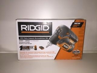 Ridgid 12V Palm Screwdriver Kit.