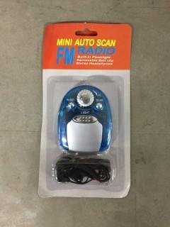 FM Radio Flashlight with Stereo Headphones.