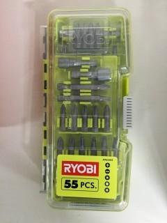 55pc Ryobi Screwbit Set.
