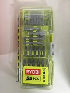 55pc Ryobi Screwbit Set.