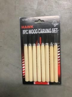 8pc Wood Carving Set.