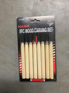 8pc Wood Carving Set.