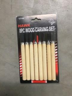 8pc Wood Carving Set.