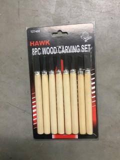8pc Wood Carving Set.