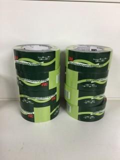 Lot of (8) Rolls of 3M Industrial Painter's Tape #205.