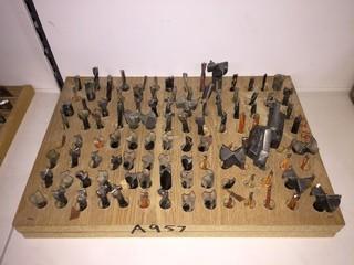 Qty of Assorted Router Bits.