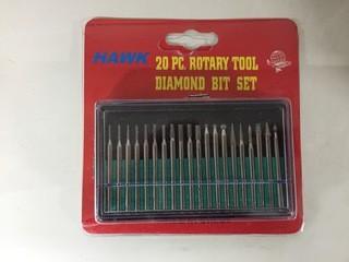 20pc Rotary Tool Diamond Bit Set.