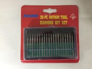 20pc Rotary Tool Diamond Bit Set.
