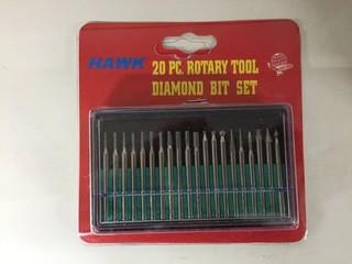 20pc Rotary Tool Diamond Bit Set.