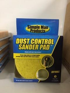 5pk Dust Control 5" Sander Pads.
