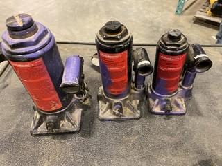 Motomaster 8/4/2 Ton Hydraulic Jacks, (W-1,1,2)