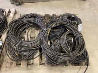 Quantity of 1/4" Gas Hose, New and Used, (W-1,3,2)