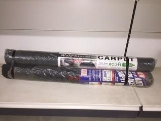 Lot of (3) Rolls of Vehicle Replacement Carpet.
